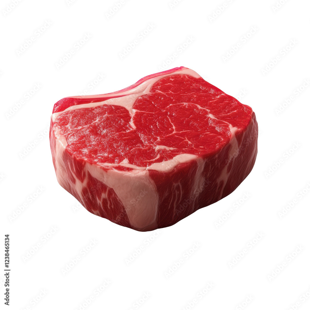 Fresh Ribeye Steak Cut with Marbling for Culinary Use and Recipes Fresh Ribeye Steak Cut with Marbling for Culinary Use and Recipes
