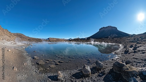 tongariro alpine crossing new zealand landscape photo