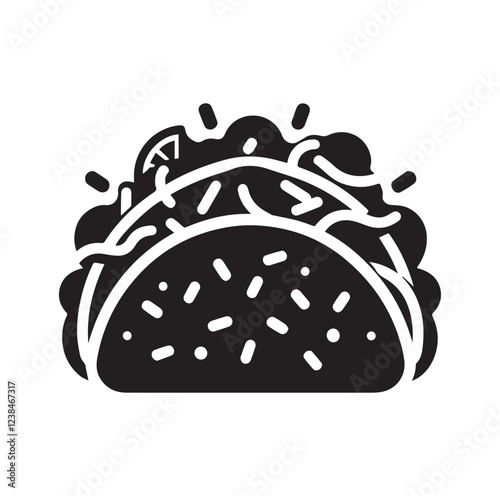 A Tacos vector silhouette SH