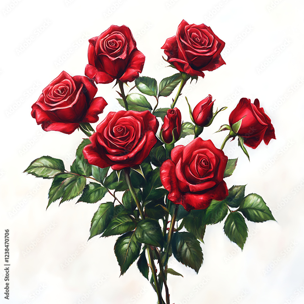 Fototapeta premium bouquet of roses