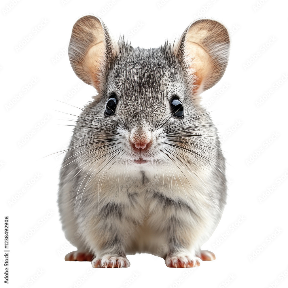 Chinchilla isolated on transparent background Chinchilla isolated on transparent background