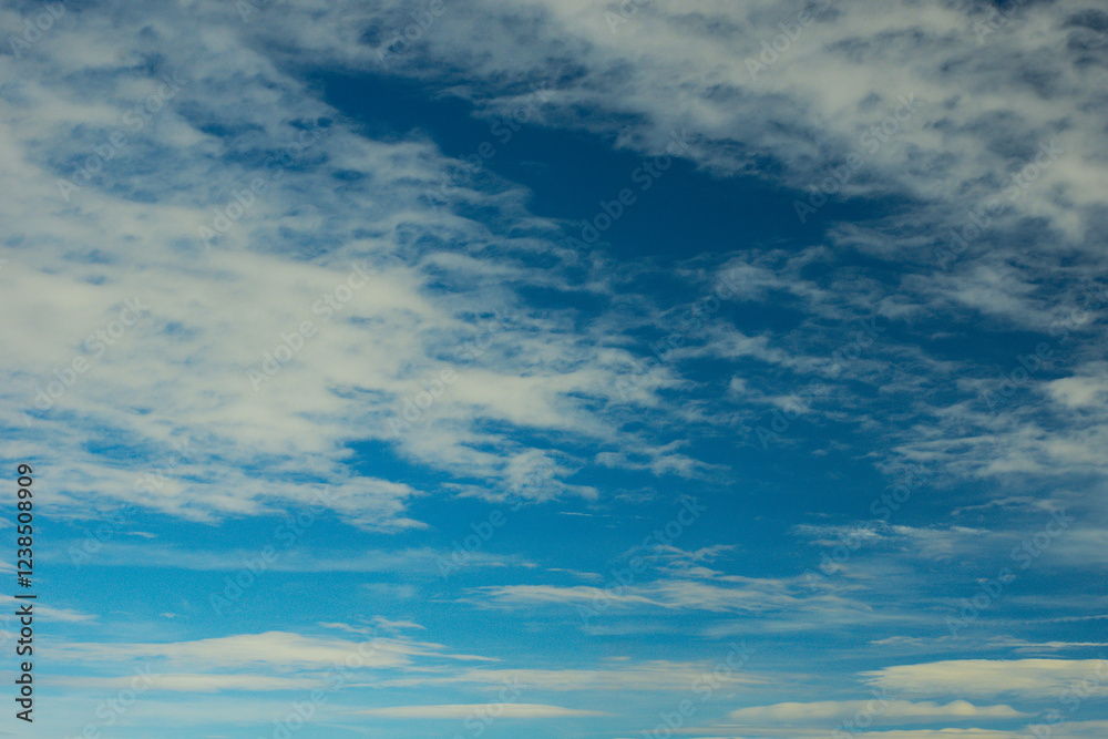 Breathtaking view of a blue sky with clouds. Breathtaking view of a blue sky with clouds.