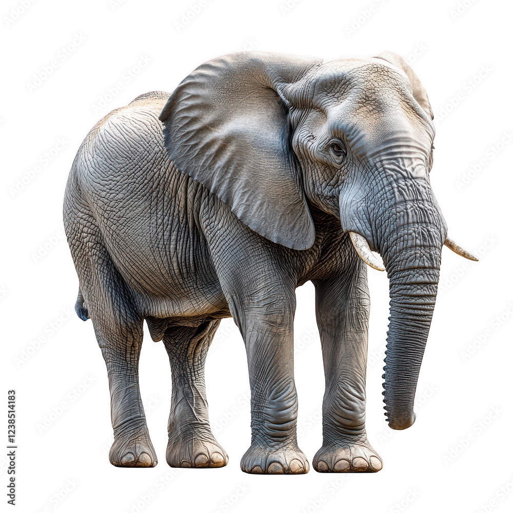 Fototapeta premium elephant isolated on transparent background