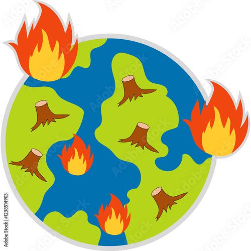 Climate Change Sticker