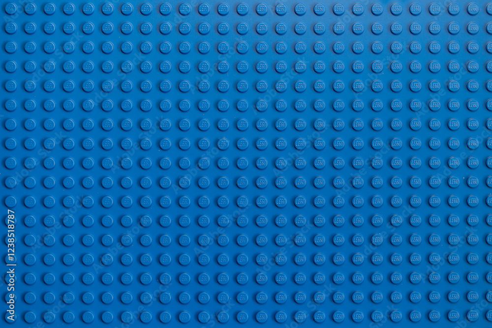 Obraz premium LEGO Classic Blue Baseplate background