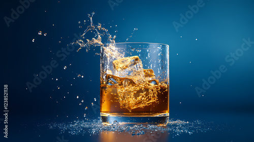 Refreshing and cool bubbly drink