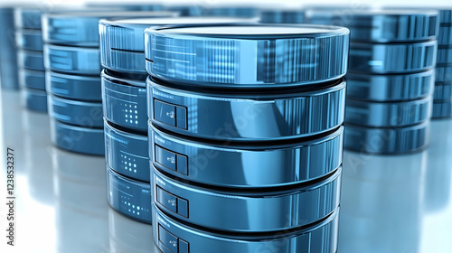 Database developer services, a developer optimizing database architecture, ensuring secure and efficient data management