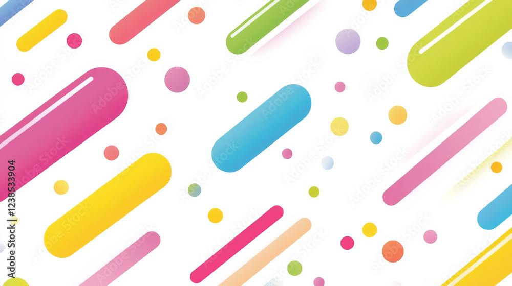Colorful abstract pattern with dynamic shapes Colorful abstract pattern with dynamic shapes