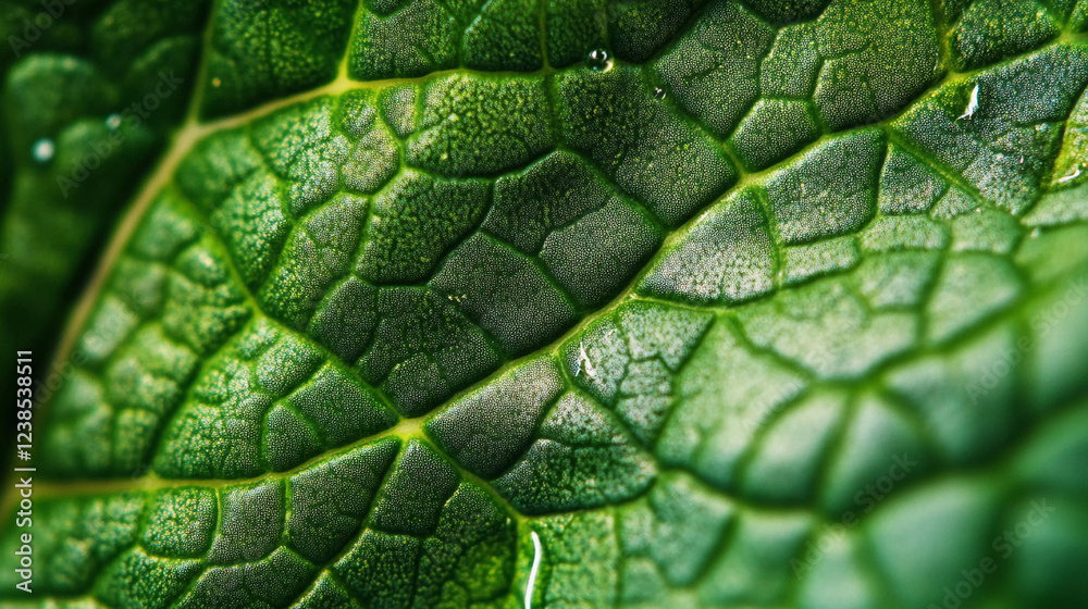 Fototapeta premium Fresh green leaf texture background 