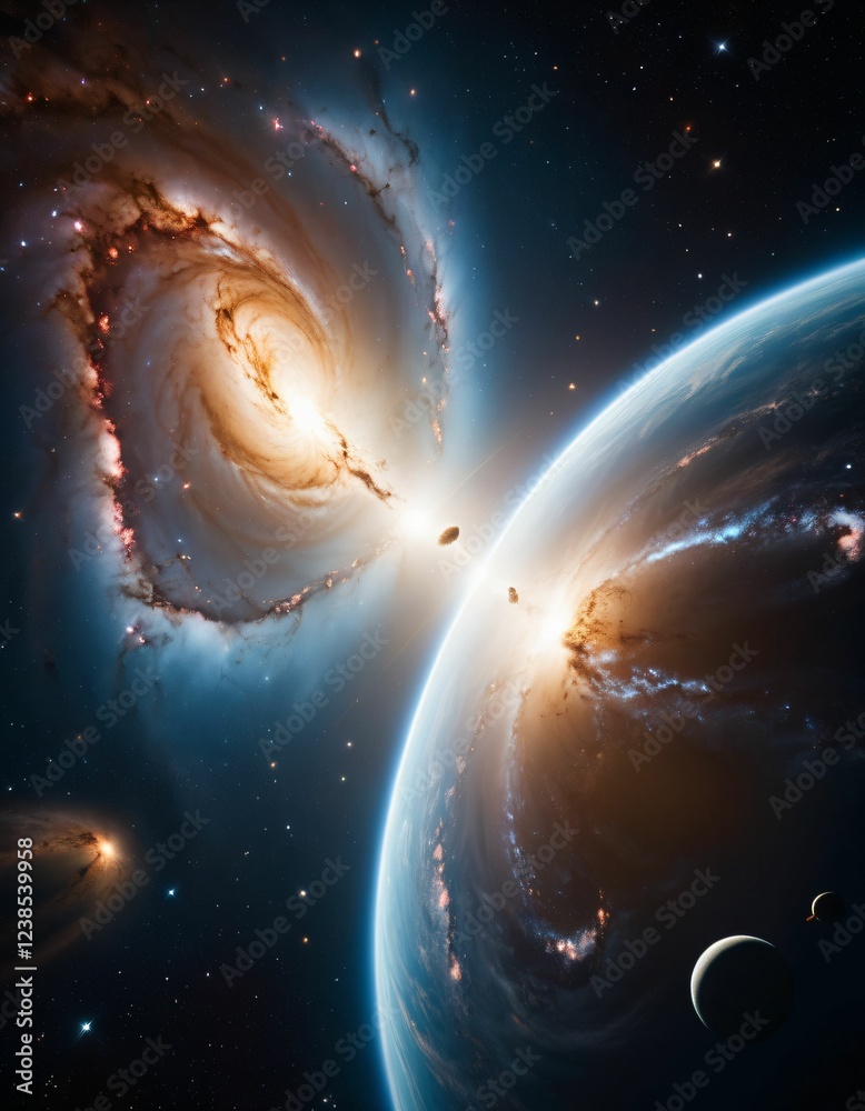 Obraz premium a view from space