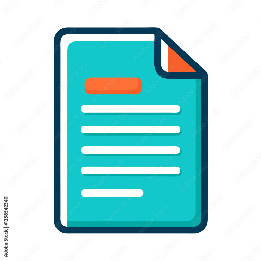 Bright blue document file with plain text lays on a white surface, symbolizing digital documentation, organization, and paperwork management in a professional environment Bright blue document file with plain text lays on a white surface, symbolizing digital documentation, organization, and paperwork management in a professional environment