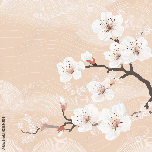 sakura blossom background