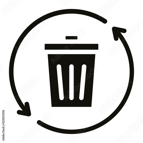 rubbish Renewable energy Solid icon