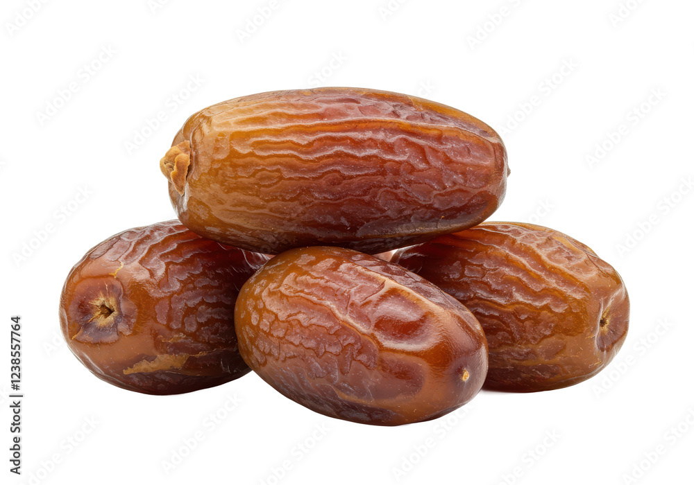 Cluster of dried dates isolated on white background, front view, no depth of field, sharp. Cluster of dried dates isolated on white background, front view, no depth of field, sharp.