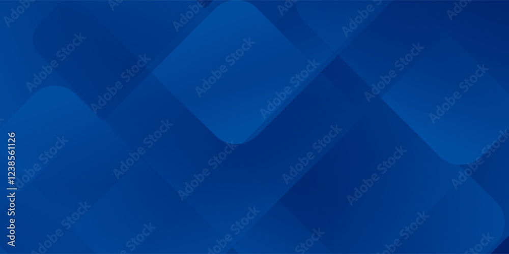 Fototapeta premium Abstract blue background with glowing geometric lines. Modern blue gradient square shape design. Futuristic technology concept. Suit for brochure, corporate, website, poster, banner, cover modern