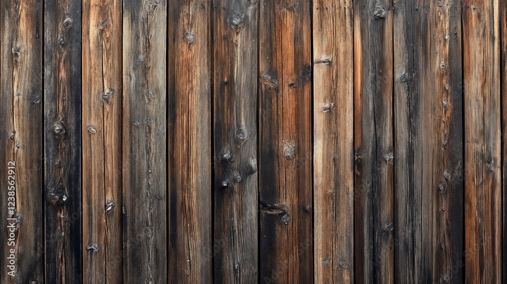 Naklejka premium Rustic wooden plank background texture. Perfect for natural materials, vintage design, and authentic backdrops.