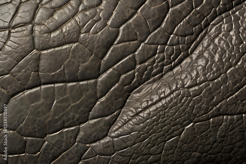 An illustration highlighting elephant leather texture with deep wrinkles and tough, detailed skin patterns. An illustration highlighting elephant leather texture with deep wrinkles and tough, detailed skin patterns.