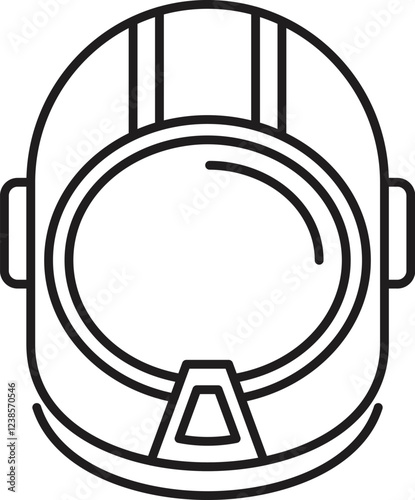 Protective helmet ensuring safety during spacewalk or extraterrestrial exploration