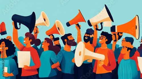 Symbolic portrayal of social justice advocacy through grassroots movements and collective behavior