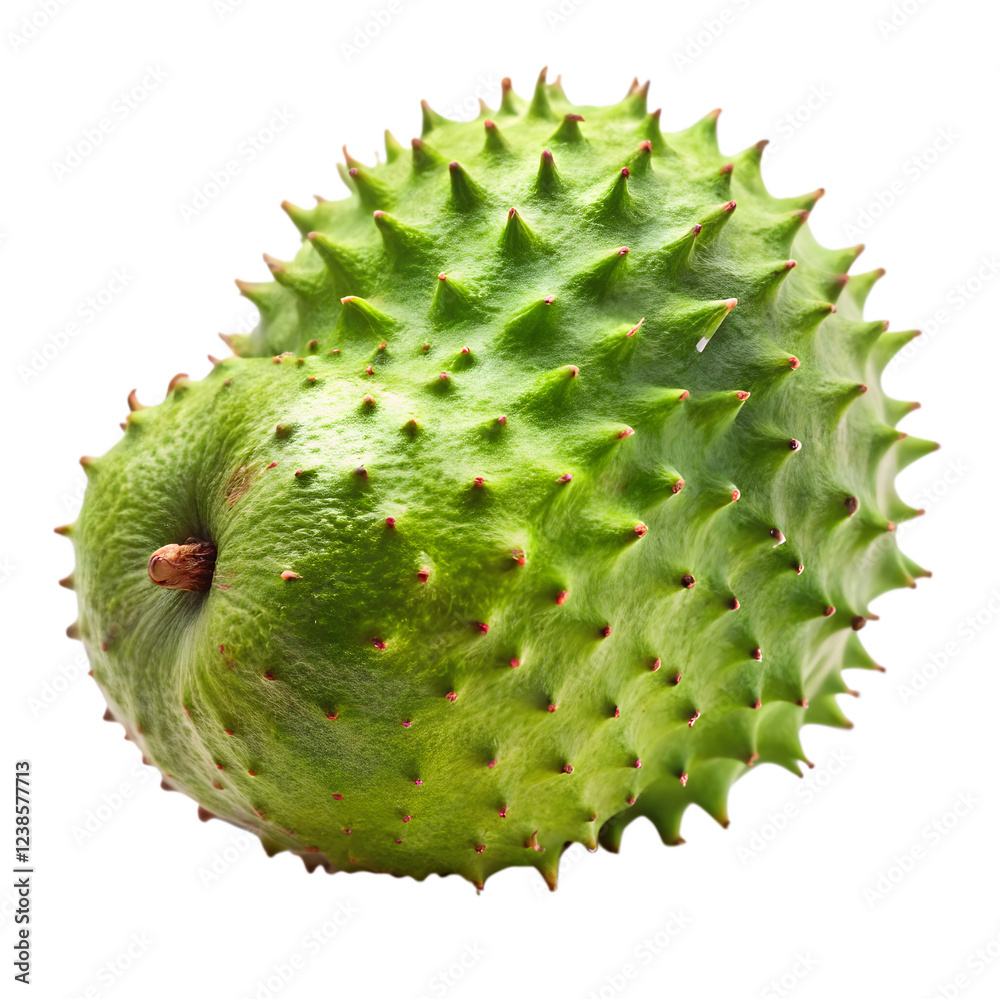Soursop fruit isolated on transparent background Soursop fruit isolated on transparent background