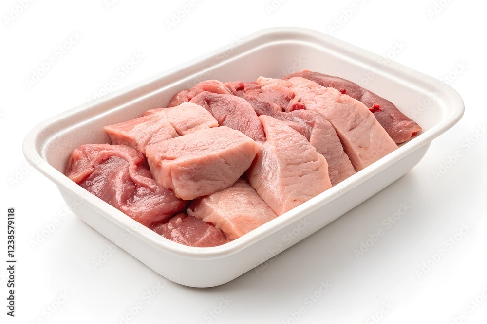 raw pork meat