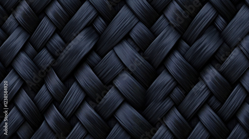 Luxurious braided carbon fiber background, high-definition texture, interwoven glossy strands