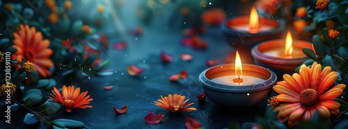 Narali Purnima copy space background design diwali background happy diwali photo