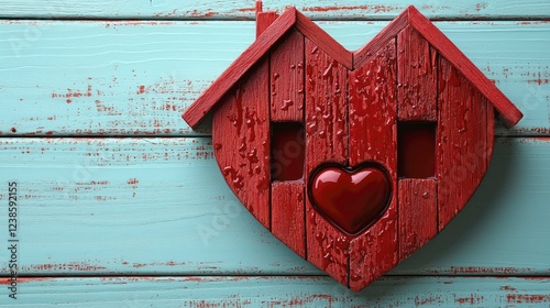 Heart-Shaped House: A Romantic Valentine's Day Home Decor photo