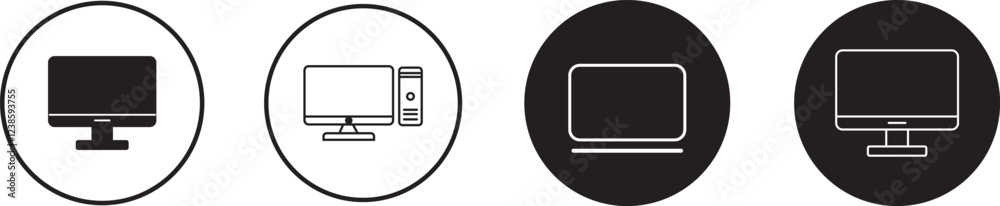 Laptop Icon Pack,. computer monitor icon vector.
Laptop Icon Pack,. computer monitor icon vector.