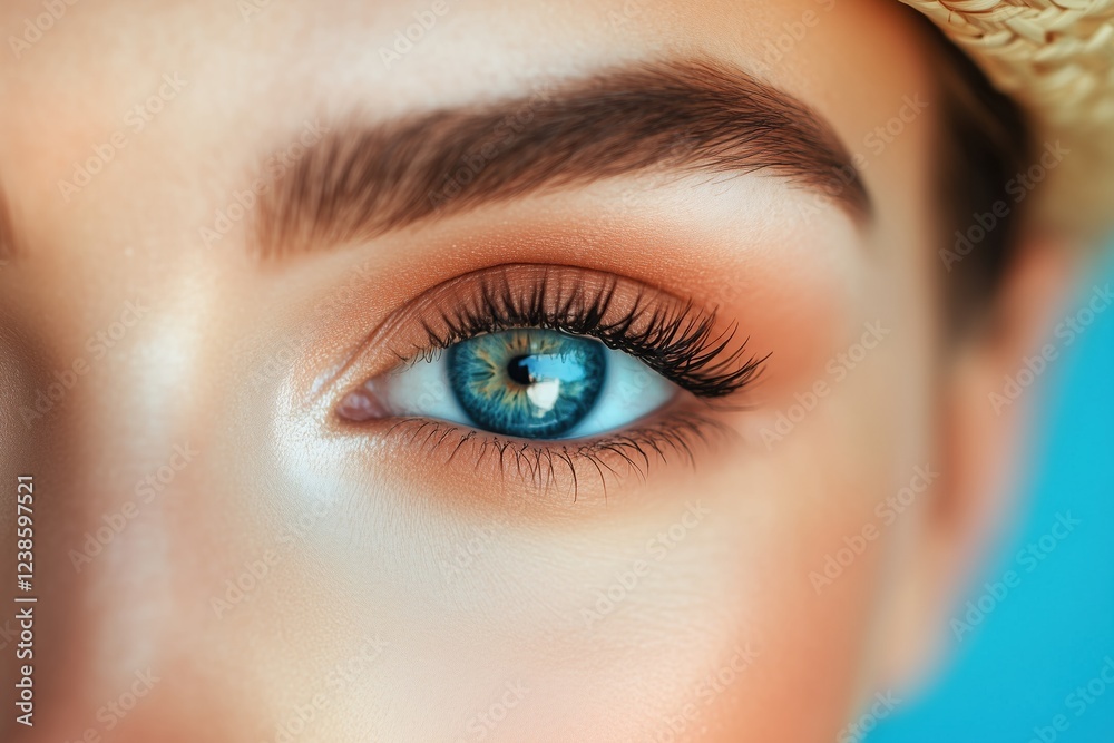 Captivating Summer Eye A Stunning CloseUp Portrait That Captures the Essence of a Perfect Summer Vacation, Full of Vibrant Colors, Excitement, Fun, and Memorable Adventures for All Senses Captivating Summer Eye A Stunning CloseUp Portrait That Captures the Essence of a Perfect Summer Vacation, Full of Vibrant Colors, Excitement, Fun, and Memorable Adventures for All Senses