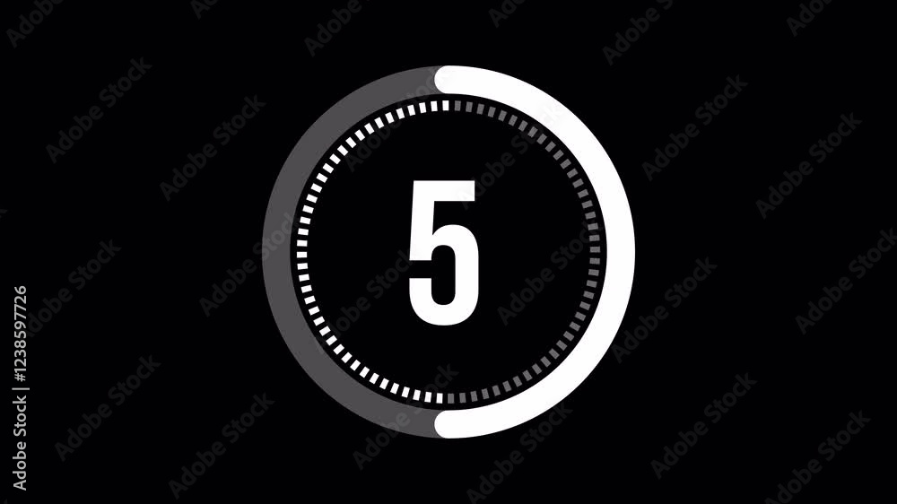 10 seconds countdown with circle animation, 10 to 0 animation countdown. 4k video 10 seconds countdown with circle animation, 10 to 0 animation countdown. 4k video