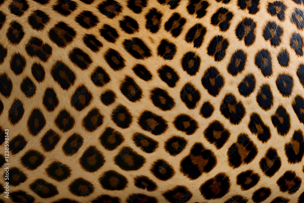 An illustration highlighting leopard leather texture with distinct spot patterns and smooth, natural skin details. An illustration highlighting leopard leather texture with distinct spot patterns and smooth, natural skin details.