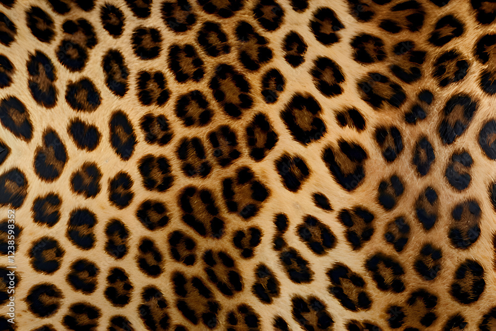 An illustration highlighting leopard leather texture with distinct spot patterns and smooth, natural skin details. An illustration highlighting leopard leather texture with distinct spot patterns and smooth, natural skin details.