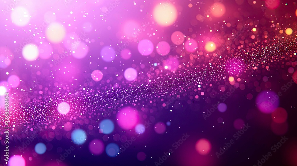 Shimmering Purple Glitter: Abstract Background Texture