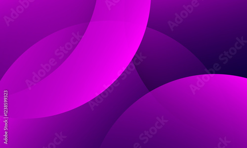 Abstract purple background with circles. Vector illustration
