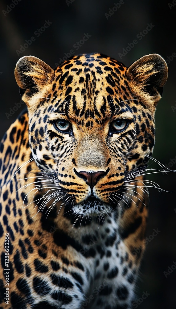 Magnificent leopard displaying its grace and power in the wilderness for nature enthusiasts Magnificent leopard displaying its grace and power in the wilderness for nature enthusiasts