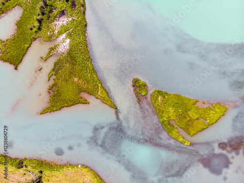 The scenery of Kanas Scenic Area in Altay, Xinjiang photo