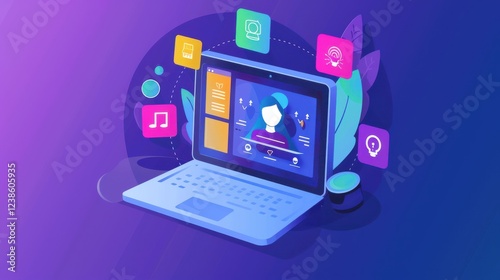 Wallpaper Mural Modern Digital Help Desk Concept Torontodigital.ca