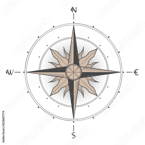 Kompass, Outdoor, Orientierung - Vektor