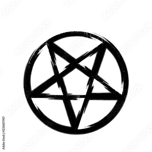 Pentagramm. Symbol. Zeichen
