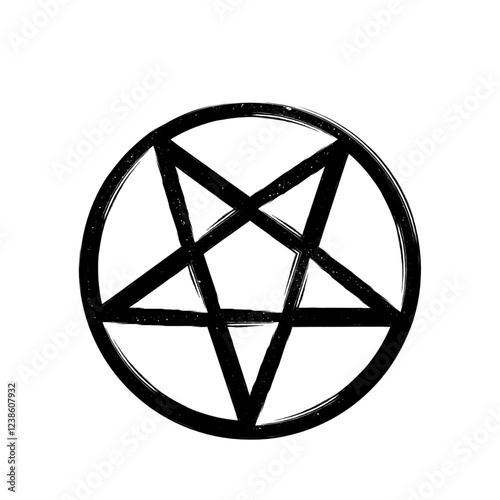Pentagramm. Symbol. Zeichen
