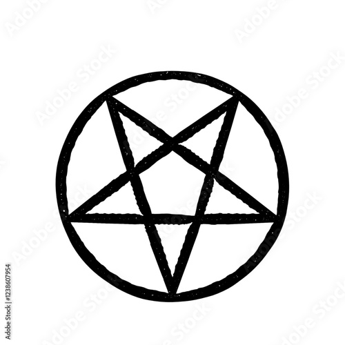 Pentagramm. Symbol. Zeichen