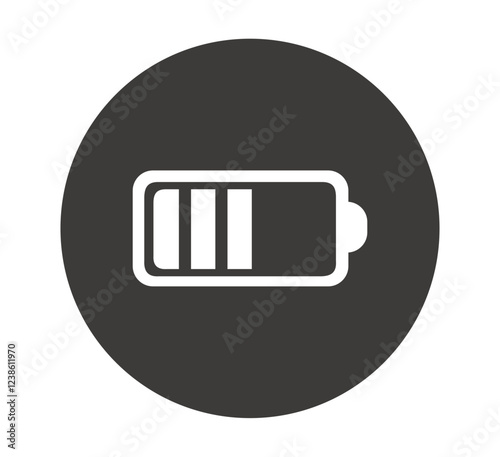 Batterie. Ladung, Akku, Icon