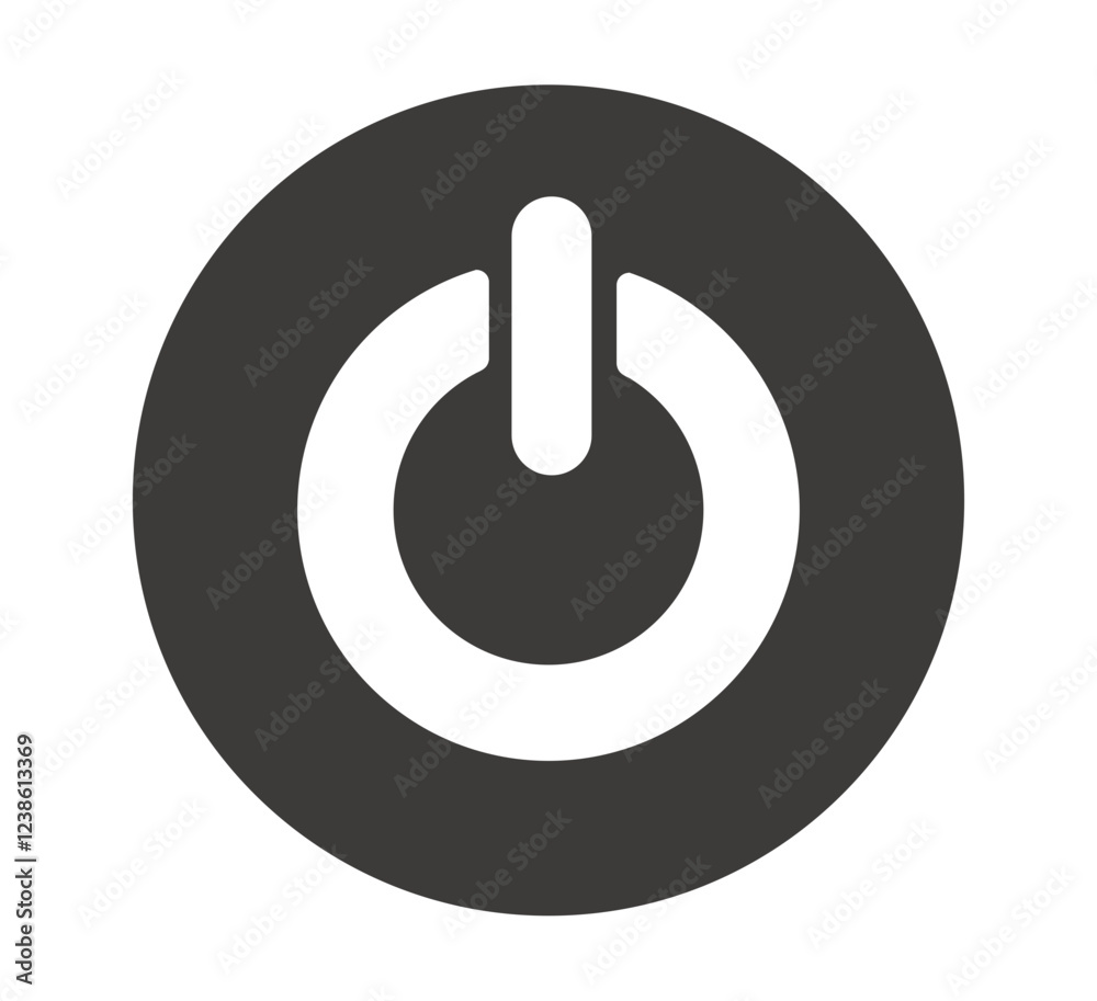Power, Ein- und Ausschalten, Symbol, Icon Power, Ein- und Ausschalten, Symbol, Icon