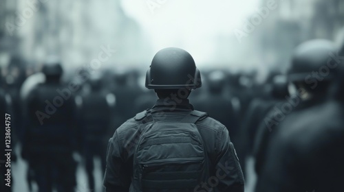 Officer amidst city protest; crowd unrest