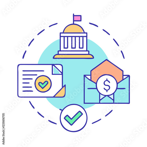 policy reform icon, policy reform vector illustration-simple illustration of policy reform, perfect for policy reform logos and icons