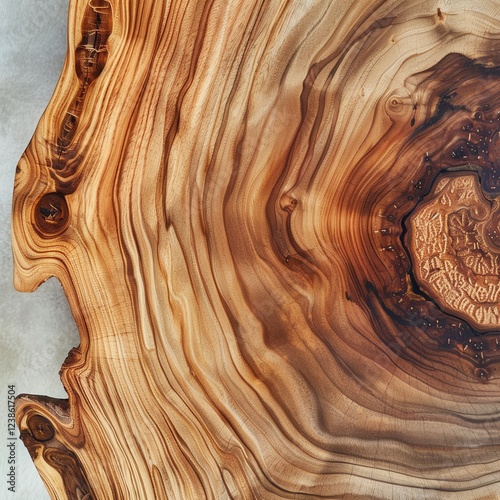 Stunning Natural Live Edge Wood Texture