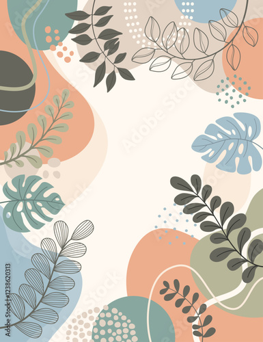 Colorful art background design. Template banner and cover for social media ad, template special promo new arrival sale.