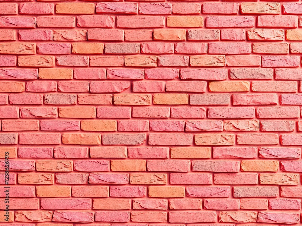 Obraz premium Abstract Brick Wall with Layered Foam Texture