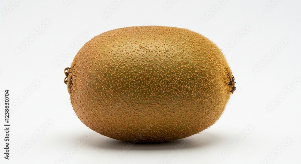 Fototapeta premium Fresh Ripe Kiwi Fruit Healthy Food Brown Fuzzy Skin